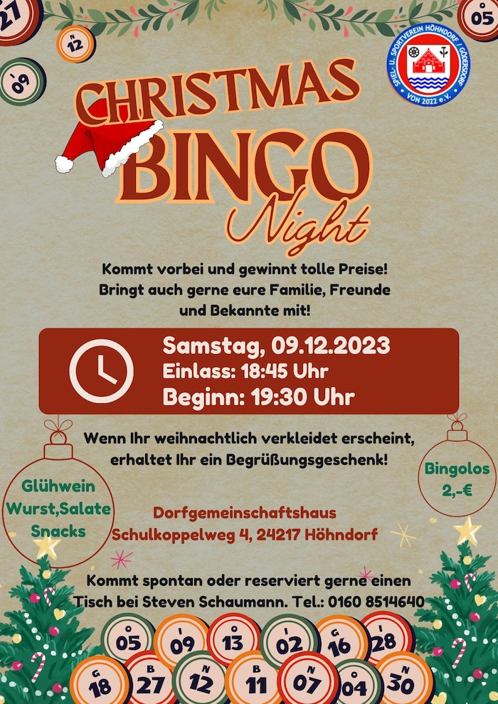 Bingo in Höhndorf - Gördersdorf